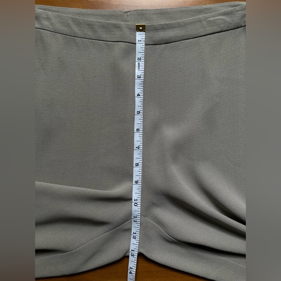 NWT Eileen Fisher Silk Georgette Wide Leg Pant in Stone Taupe - Size 12. - Picture 14 of 16